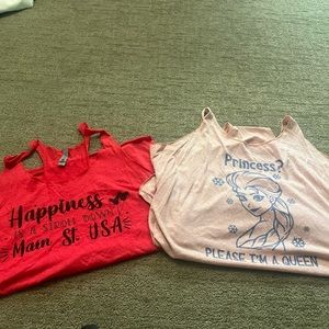 Womens Disney tank tops